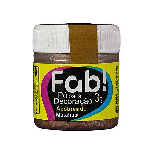 Pó para Decoração Acobreado 3g Fab