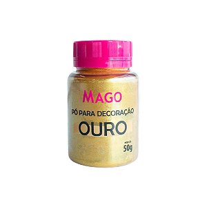 Pó Para Decoração Ouro 50g Mago