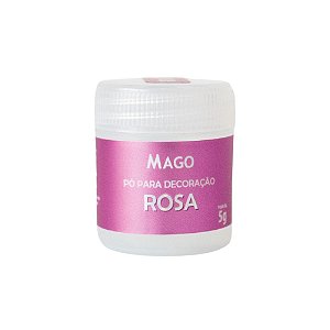 Pó Para Decoração Rosa 5g Mago