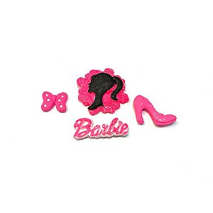 Confeito Kit Barbie Com 4 Peças Jeni Joni