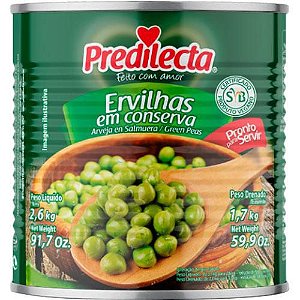 Ervilha Em Conserva 1.7Kg Lata Predilecta