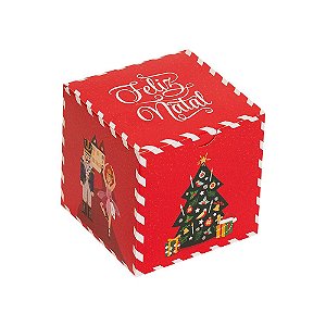 Caixa Cubo Natal Mágico Com 10 Unidades Ideia