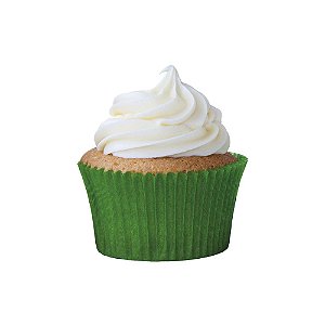 Forminha Greasepel Mini Cupcake Verde Bandeira N.02 Lisa 45 unidades Mago