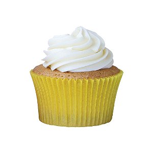 Forminha Greasepel Mini Cupcake Amarelo N.02 Lisa 45 unidades Mago