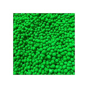 Confeito Perola Grande Verde Neon 60g Jeni Joni