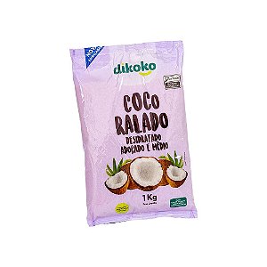 Coco Ralado Fino Composto Nacional 1Kg Dikoko