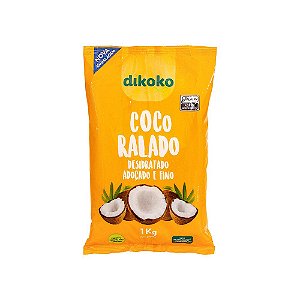 Coco Ralado Medio Composto Nacional 1Kg Dikoko