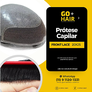 Prótese Capilar modelo Front Lace #2 ( castanho médio escuro )