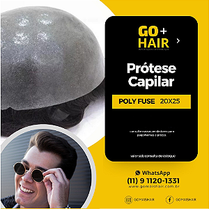 Prótese Capilar modelo Poly Fuse #6 ( loiro médio )