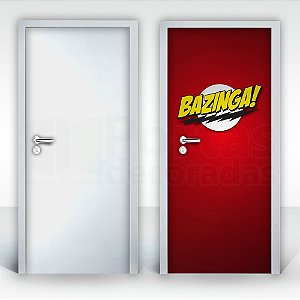 Adesivo para Porta – The Big Bang Theory (Bazinga! Art)