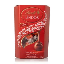 LINDT LINDOR AO LEITE 200GR