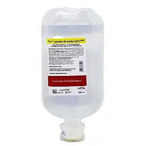 Kit 07 Unid. Solução Fisiológica Cloreto de Sódio 0.9% - 500ml