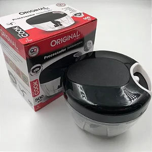 Processador Manual Triturador de Alimentos 3 Laminas 500 ml