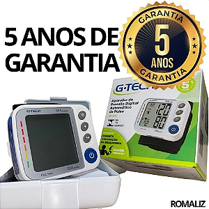 Aparelho de Pressão Digital de Pulso Gtech Medidor Arterial de Aferir GP400