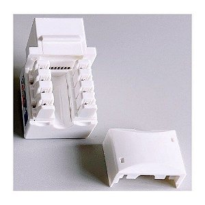 SohoLan - Conector fêmea Keystone - Cat5e 90° - EKE-41W