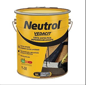 TINTA ASFÁLTICA IMPERMEABILIZANTE NEUTROL 18LT