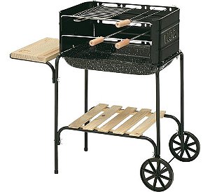 Churrasqueira Carvão 3 Espetos California Portatil Movel