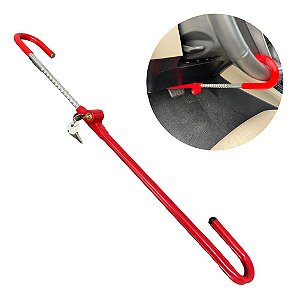 Trava Carneiro Antifurto Pedal Volante Em Aço Para Carro