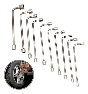 Jogo De Chaves Biela Pito 10 Pçs Tipo L Em Milímetro 8 A 19m