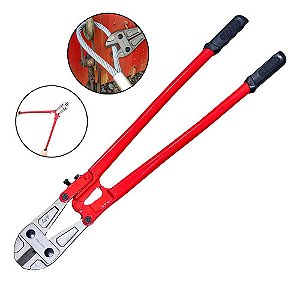 Alicate Tesoura Corta Vergalhão 36 Pol Corrente Aço Cadeado