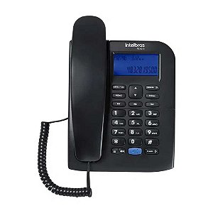 Telefone Intelbras Com Fio TC 60 ID Preto - Bivolt