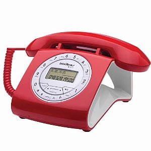 Telefone Com Fio Intelbras Tc 8312 - Vermelho