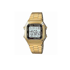 Relogio Feminino Casio Digital Vintage A178wga-1adf Dourado