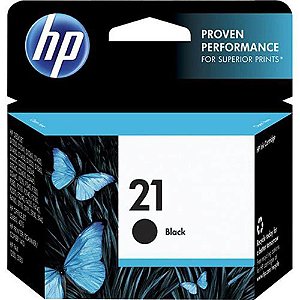 Cartucho de Tinta HP 21 7ML Preto - Original