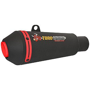 Escape Toro CB 300R Preto/Vermelho 0187