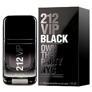 Perfume Masculino 212 Vip Black Carolina Herrera 50ml