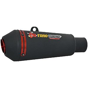 Escape Toro T-1 Fazer 250 2009/15 Preto/Vermelho 0215