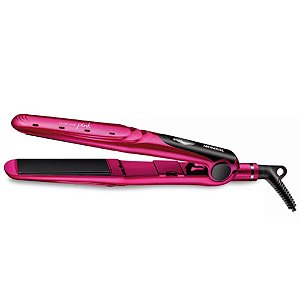 Prancha Mondial Chrome Íon 8 Saída de Vapor P-19 Pink Bivolt