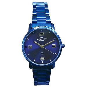 Relógio Feminino Backer Analógico 10269113F-AZ - Azul