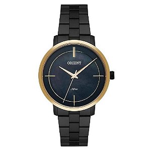 Relógio Feminino Orient FTSS0058/P1PX - Preto/Dourado