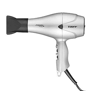 Secador De Cabelo Taiff Fox Íon S Prata 127v - 220v Lançamento