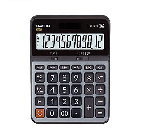Calculadora Casio 12 Dígitos DX-120B - Preta/Prata
