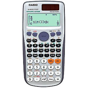 Calculadora Científica Casio 417 Funções Fx-991ES Plus - Cinza