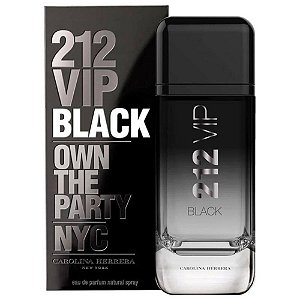 Perfume Masculino Caroline Herrera 212 Vip Black EDP 200ml