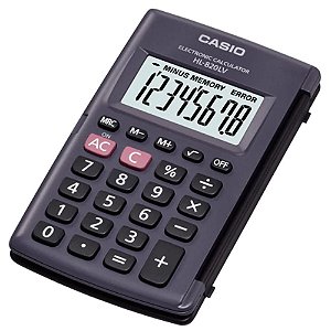 Calculadora de Bolso Casio 8 Dígitos HL820LV-BK - Preta