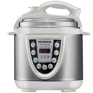 Panela de Pressão Pratic Cook 4L Pe-29 Branco/Inox - 220V