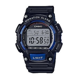 Relógio Masculino Casio Digital W-736H-2AVDF - Preto/Azul