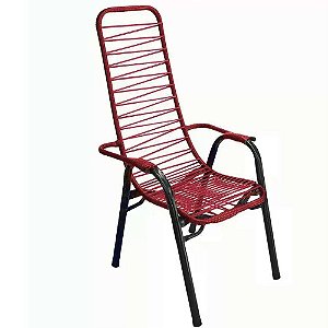Cadeira de Fio Big Cadeiras Adulto vc Especial - Vermelho Pérola