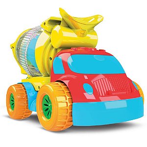 Caminhão Robustus Kids Diver Toys Betoneira Pedagógico - 8011
