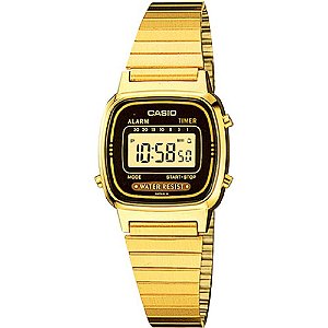 Relógio Feminino Casio Vintage LA670WGA-1DF - Dourado