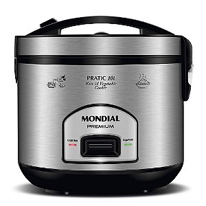 Panela Elétrica Mondial Pratic 10L PE-42-10X Inox - 220V