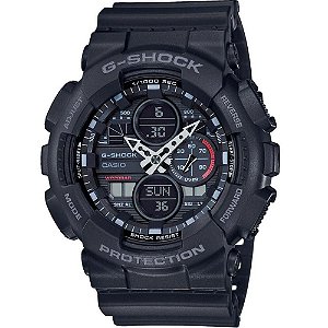 Relógio Masculino Casio G Shock Anadigi GA-140-1A1DR - Preto