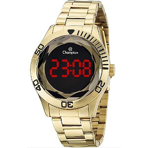 Relógio Unissex Champion Digital CH48073H - Dourado
