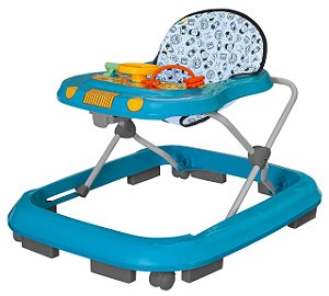 Andador Infantil Tutti Baby Safari Musical 0200332 - Azul