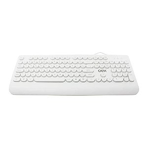 Teclado POP IN com fio TC-401 OEX - Branco