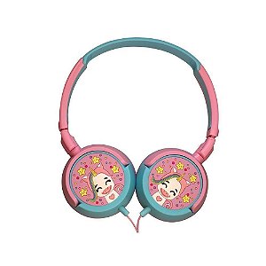 Headphone Unicórnio HP-304 com fio OEX - Rosa e Azul
